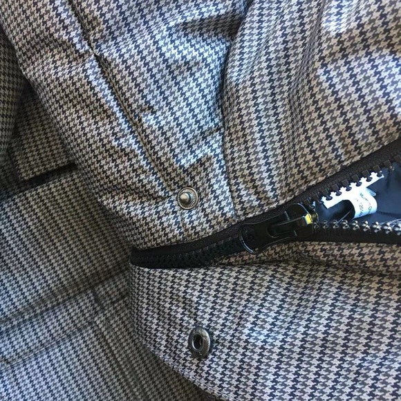 Topman Plaid Houndstooth Puffer Jacket NWT - Picture 6 of 7